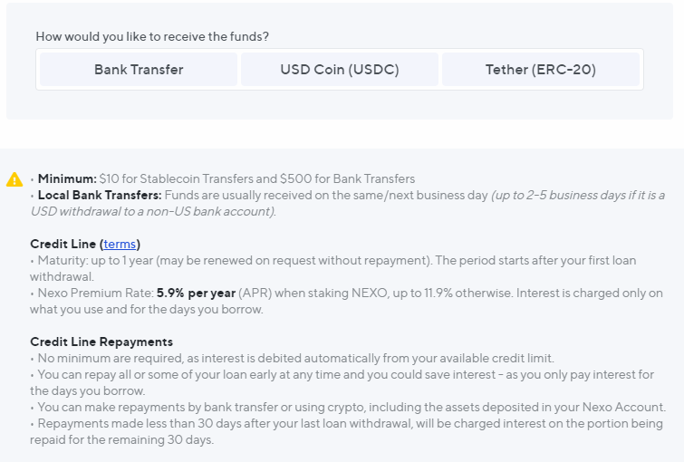 Example Loan Term