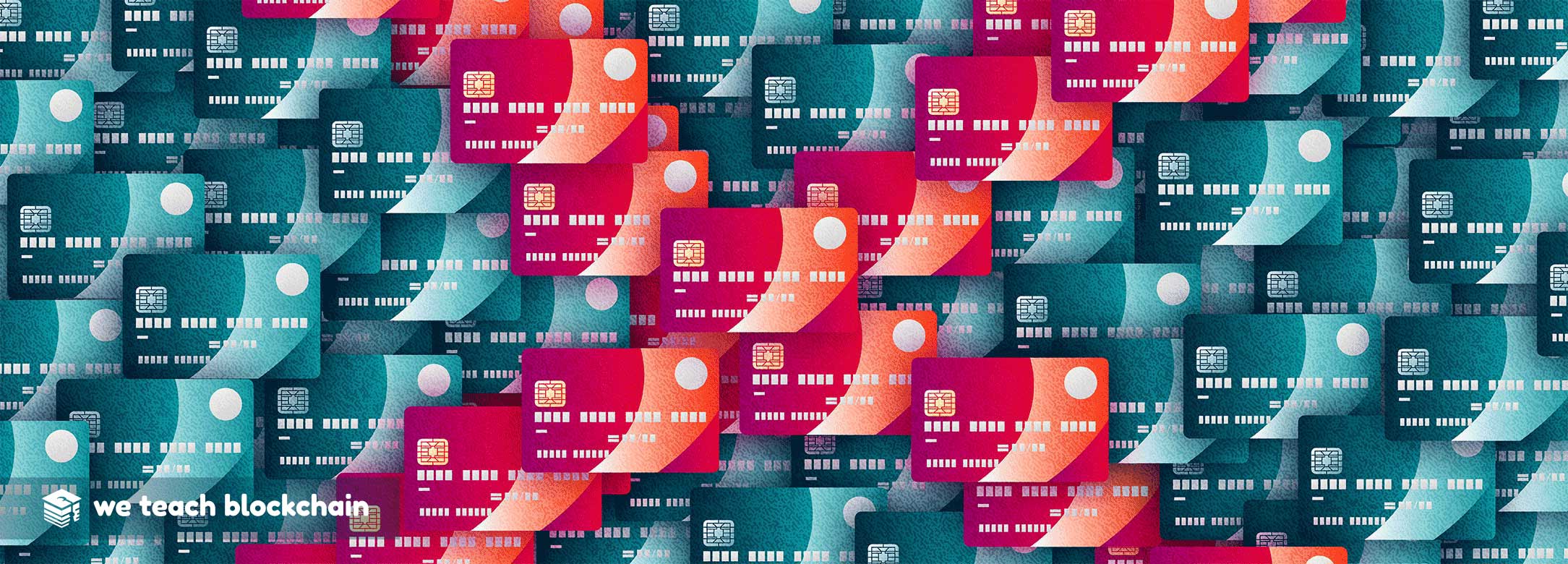 Credit cards forming an X